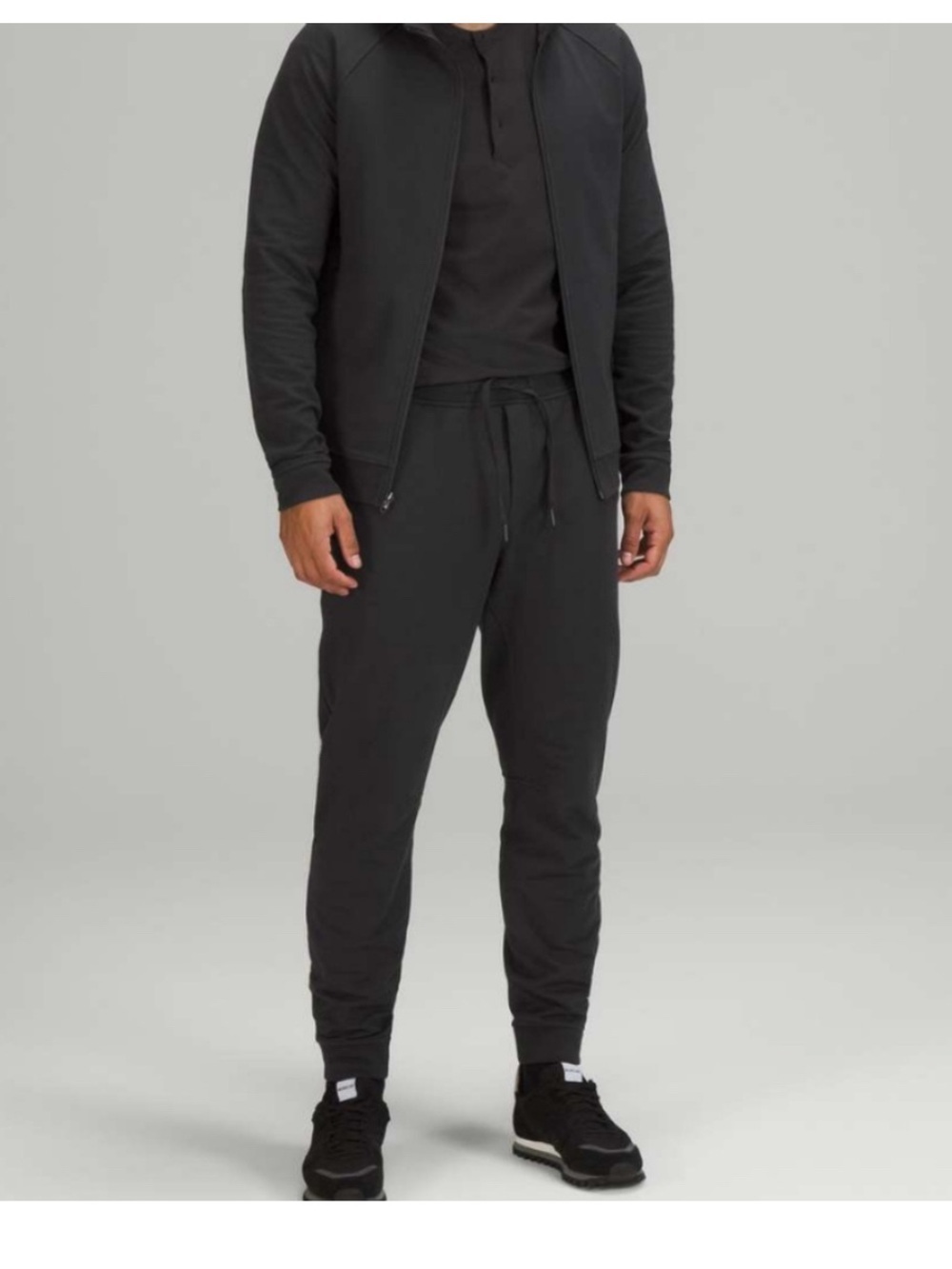 Lululemon Athletica Men's SZ M Black City Sweat Jogger Sweatpants *stain